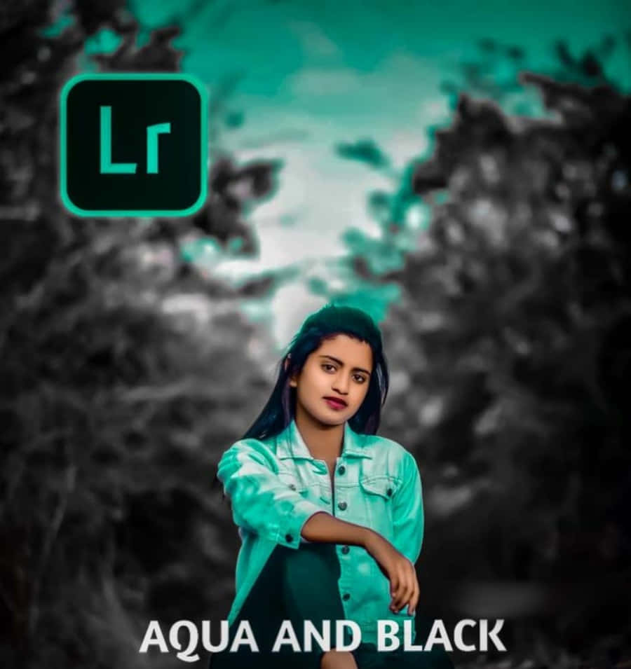 Aqua And Black - Adobe Photoshop