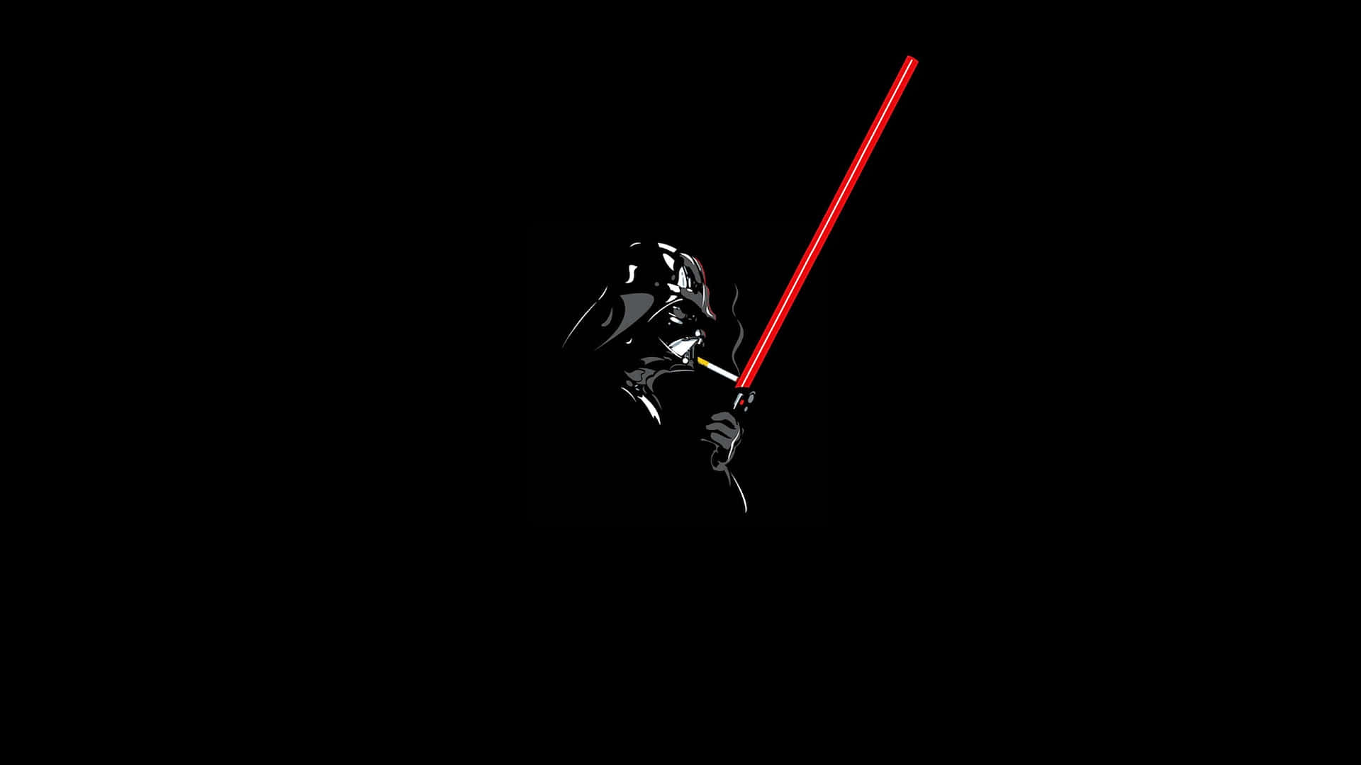 Intense Lightsaber Duel in a Galaxy Far, Far Away Wallpaper