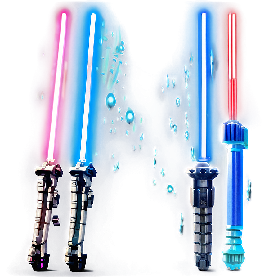 Lightsaber In Rain Effect Png 05042024 PNG