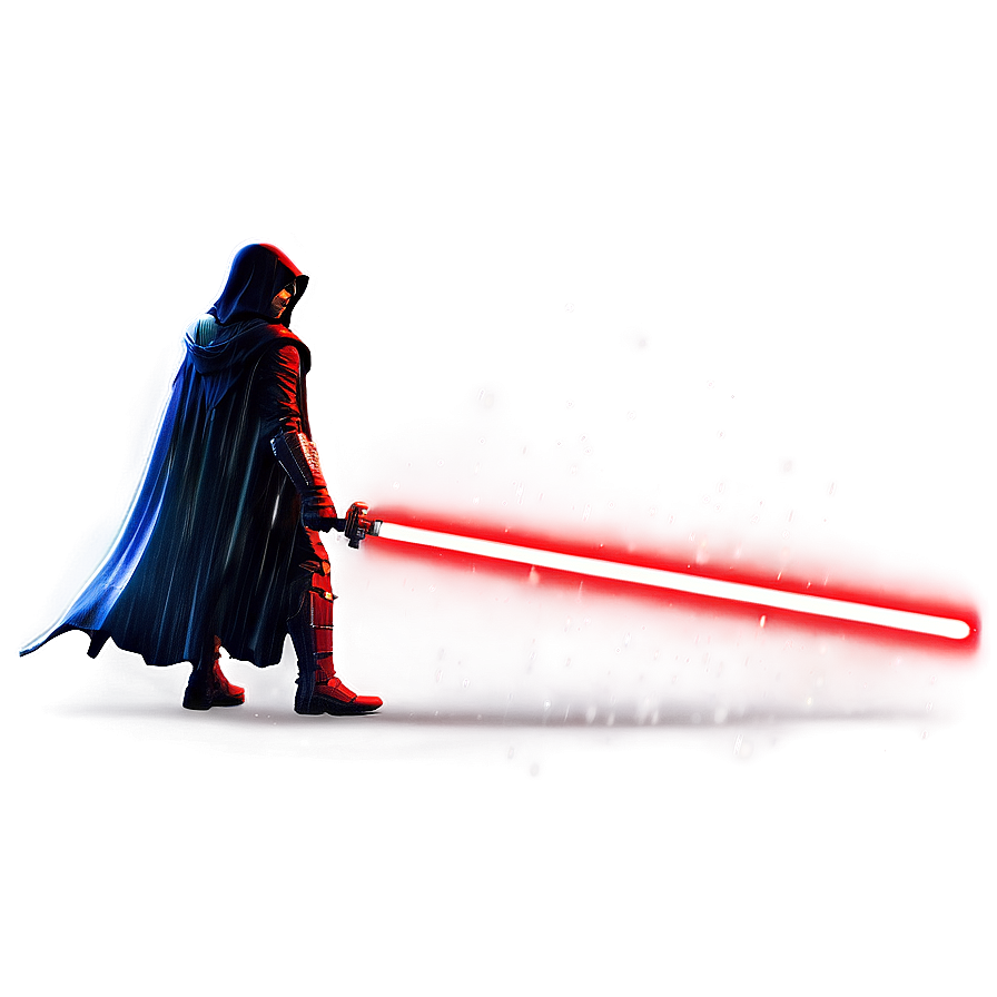 Lightsaber In Rain Effect Png Dqh31 PNG