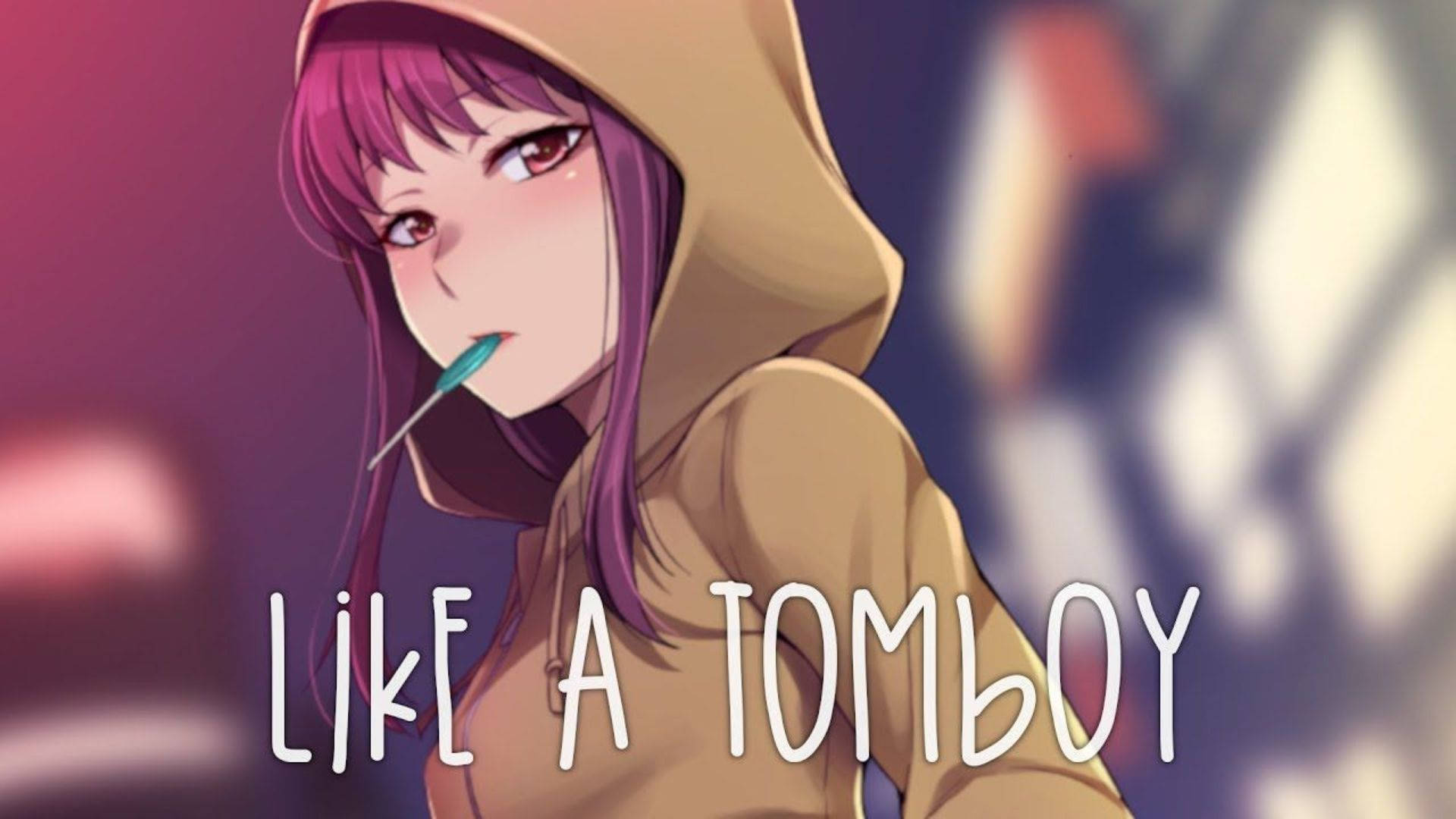 Download Like A Tomboy Anime Girl Wallpaper 