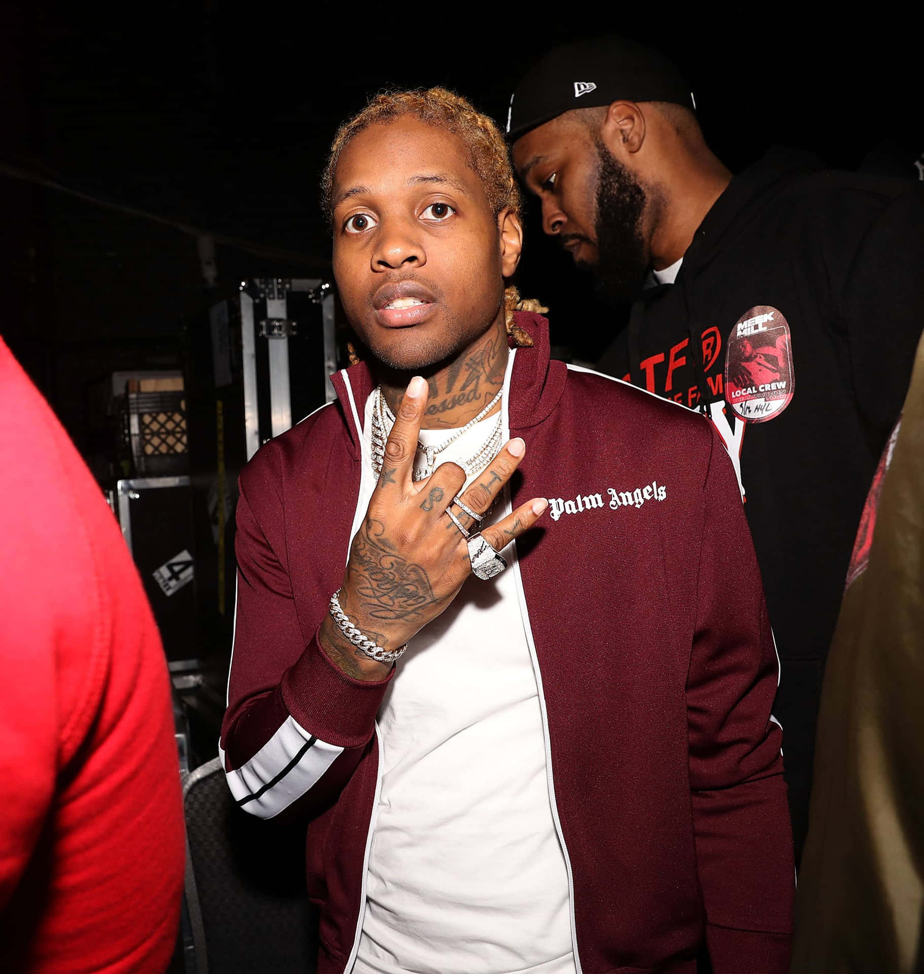 Chicago native Lil Durk performing for his fans