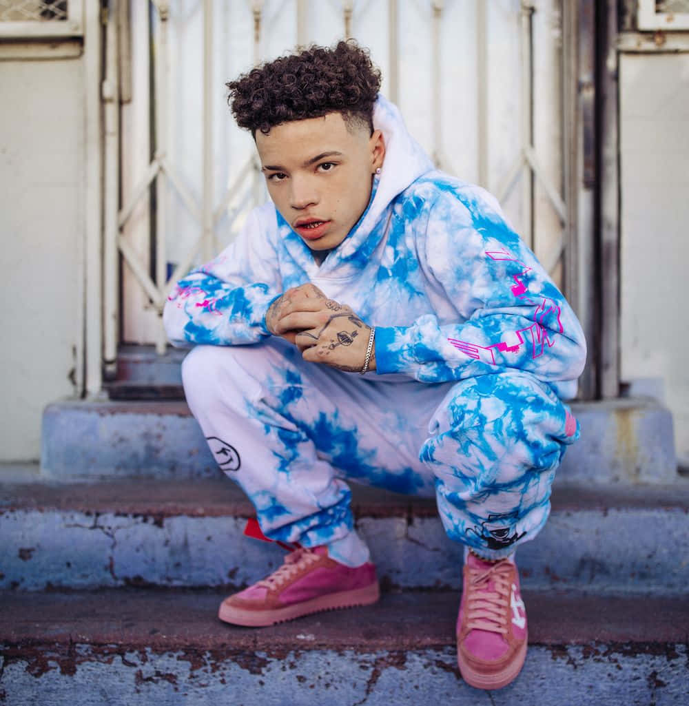 Rapper Lil Mosey Performs With Confidence Wallpaper