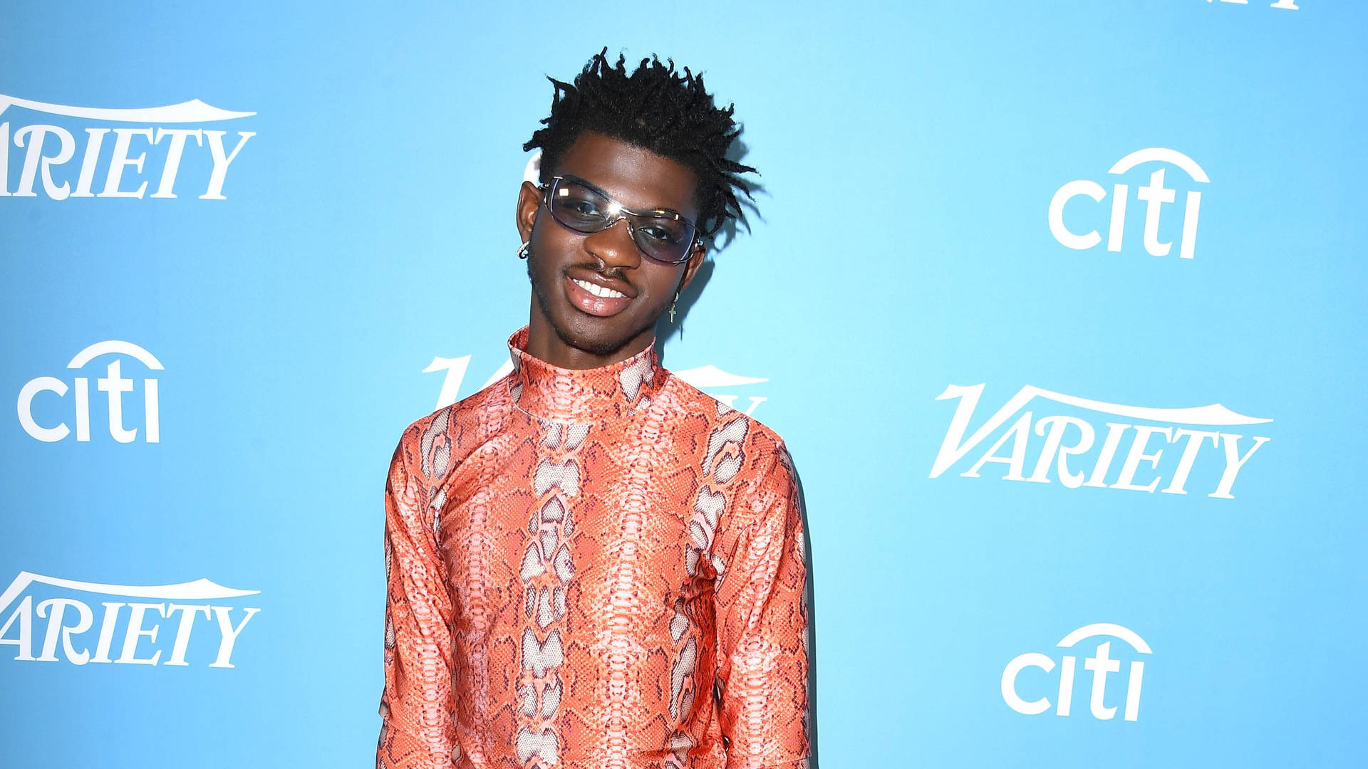 Lil Nas X Standout Outfit Wallpaper
