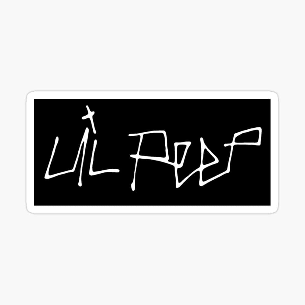 En hvid stikke med ordet Lil Rap på den Wallpaper