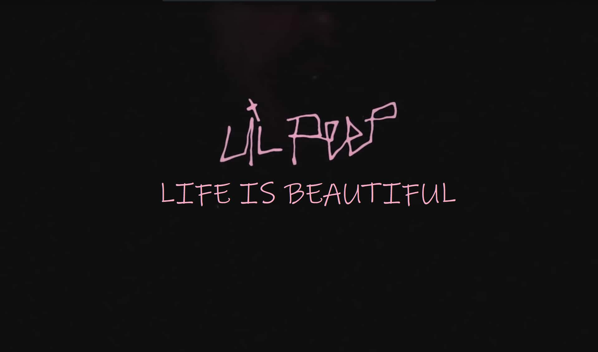 "The official logo of Lil Peep, an American singer and rapper." Wallpaper