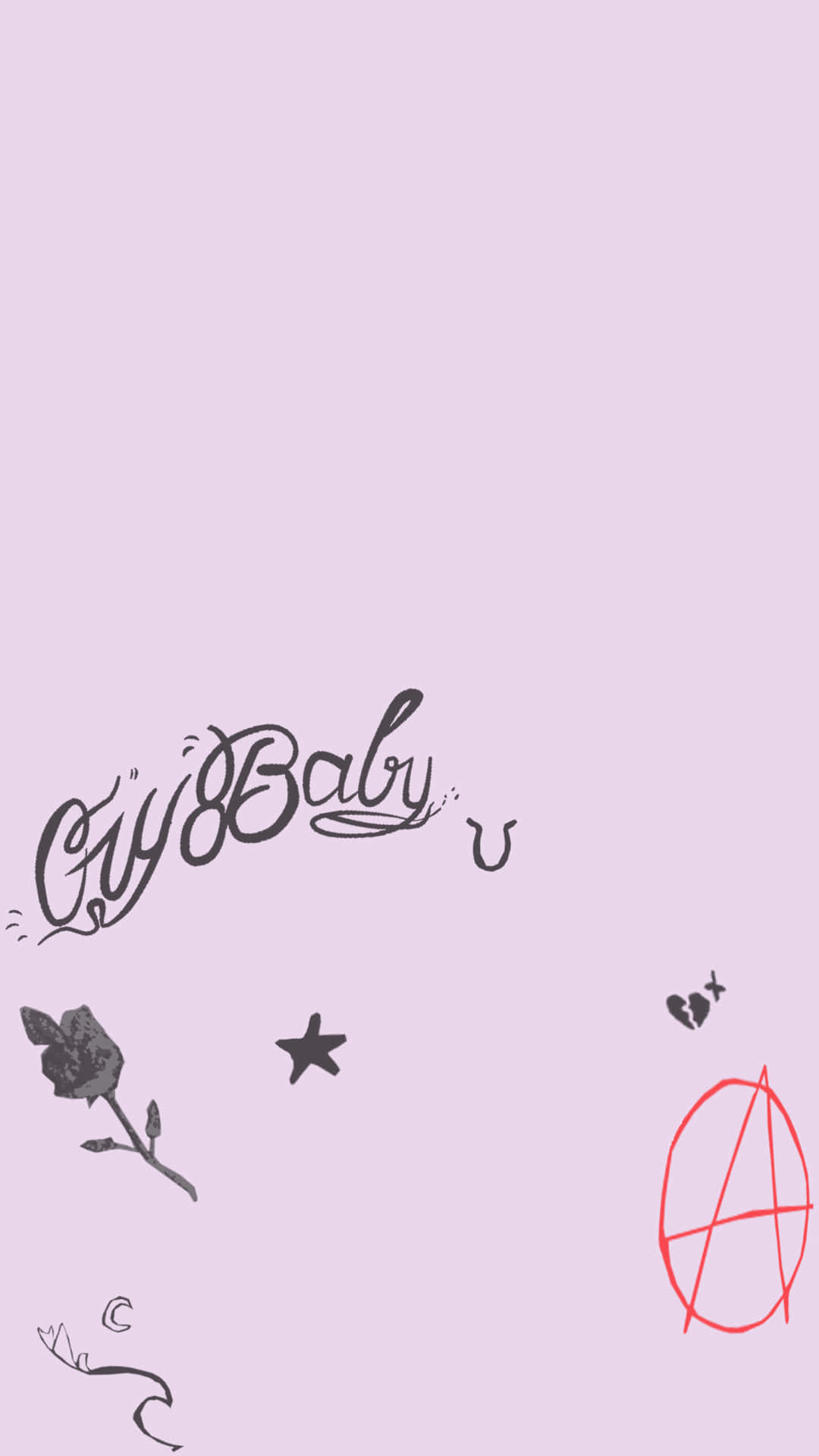 Logotipo Da Lil Peep 1440 X 2560 Papel de Parede