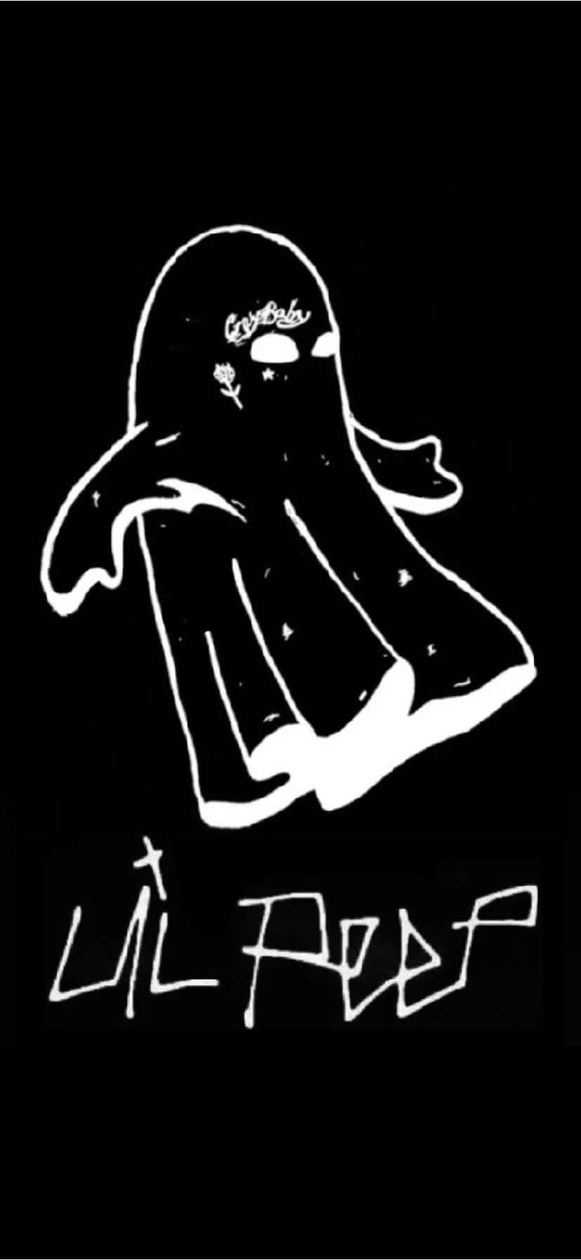 Dasikonische Lil Peep Logo, Das Entworfen Wurde, Um Den Einzigartigen Stil Des Sängers Darzustellen. Wallpaper