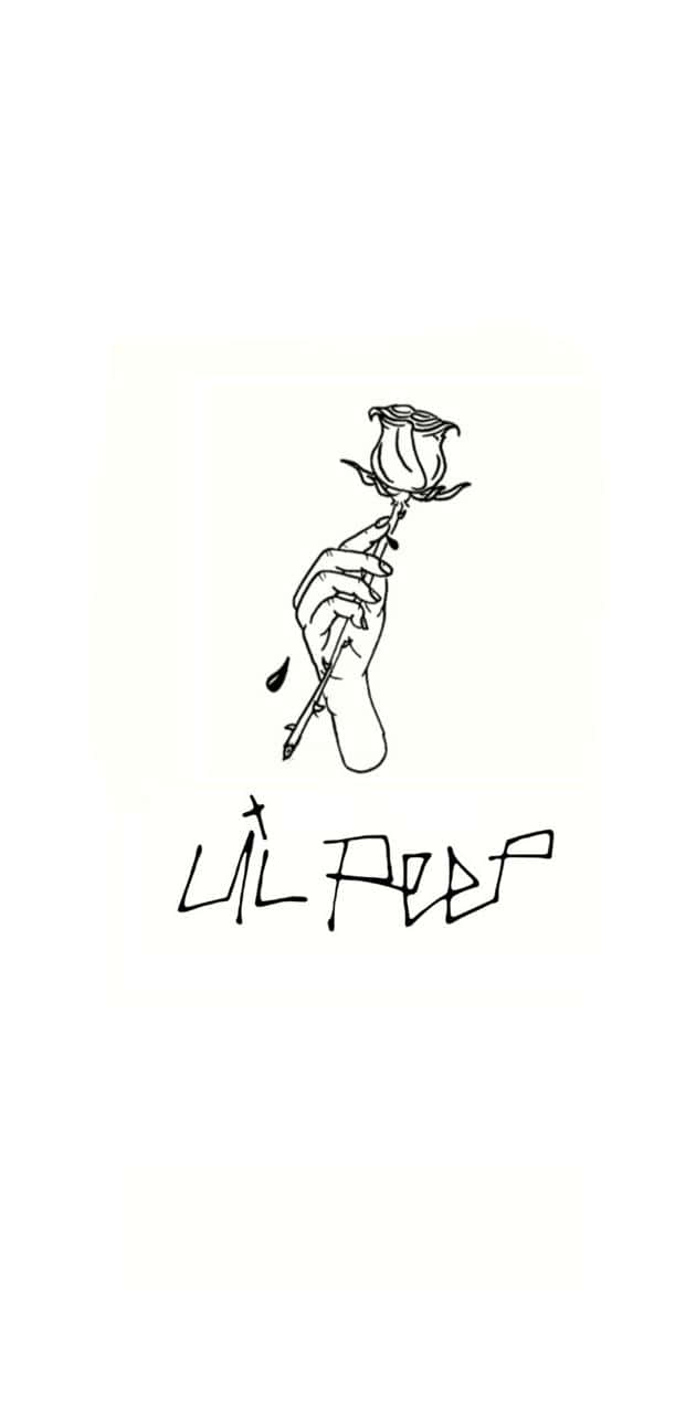 Den officielle logo af Lil Peep Wallpaper