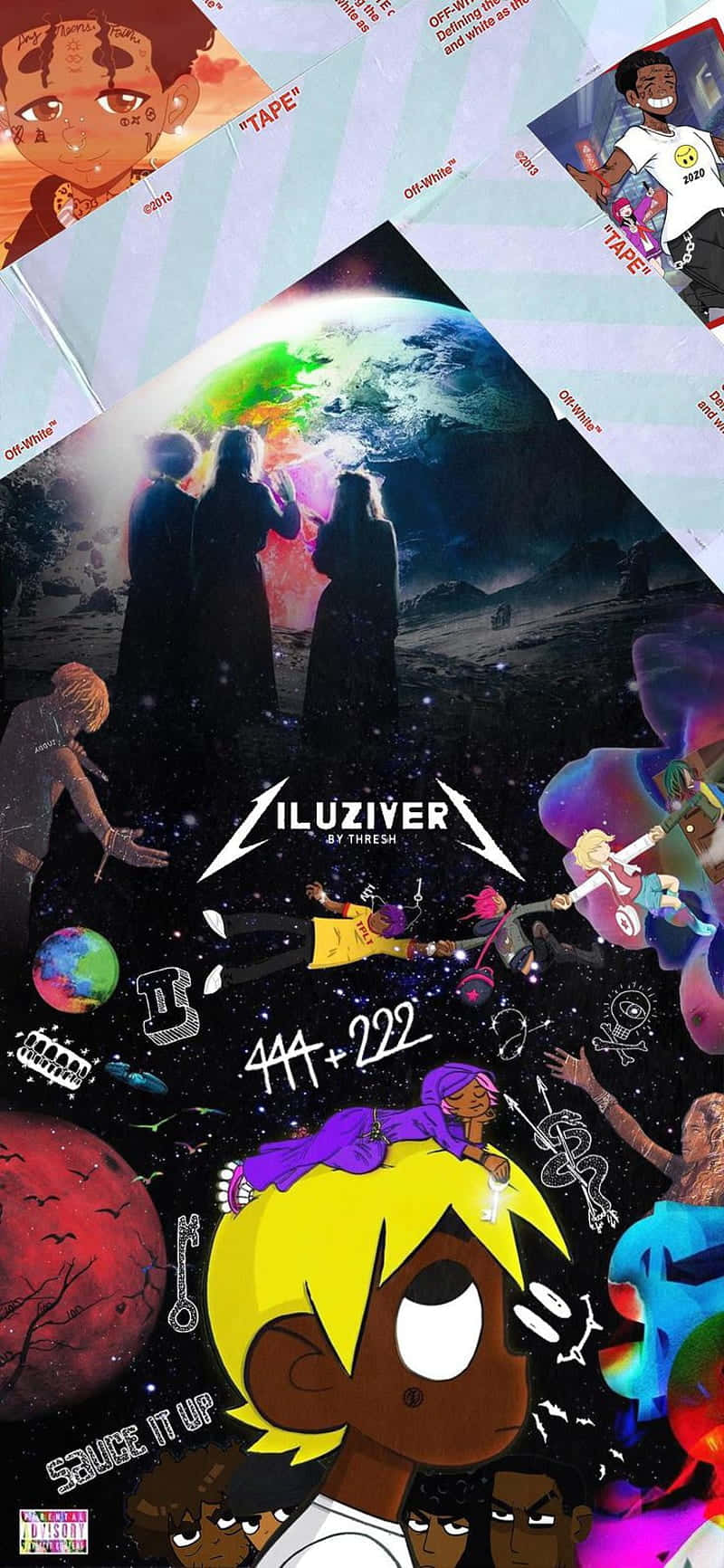 Uziworld: Das Albumcover Für 'lil Uzi Vert' Wallpaper