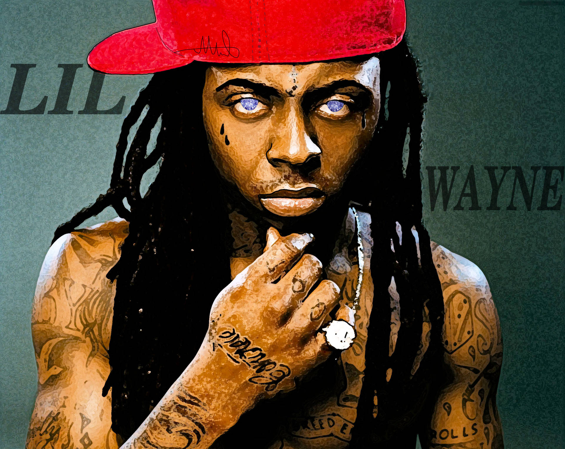 Lil Wayne Digital Art Wallpaper