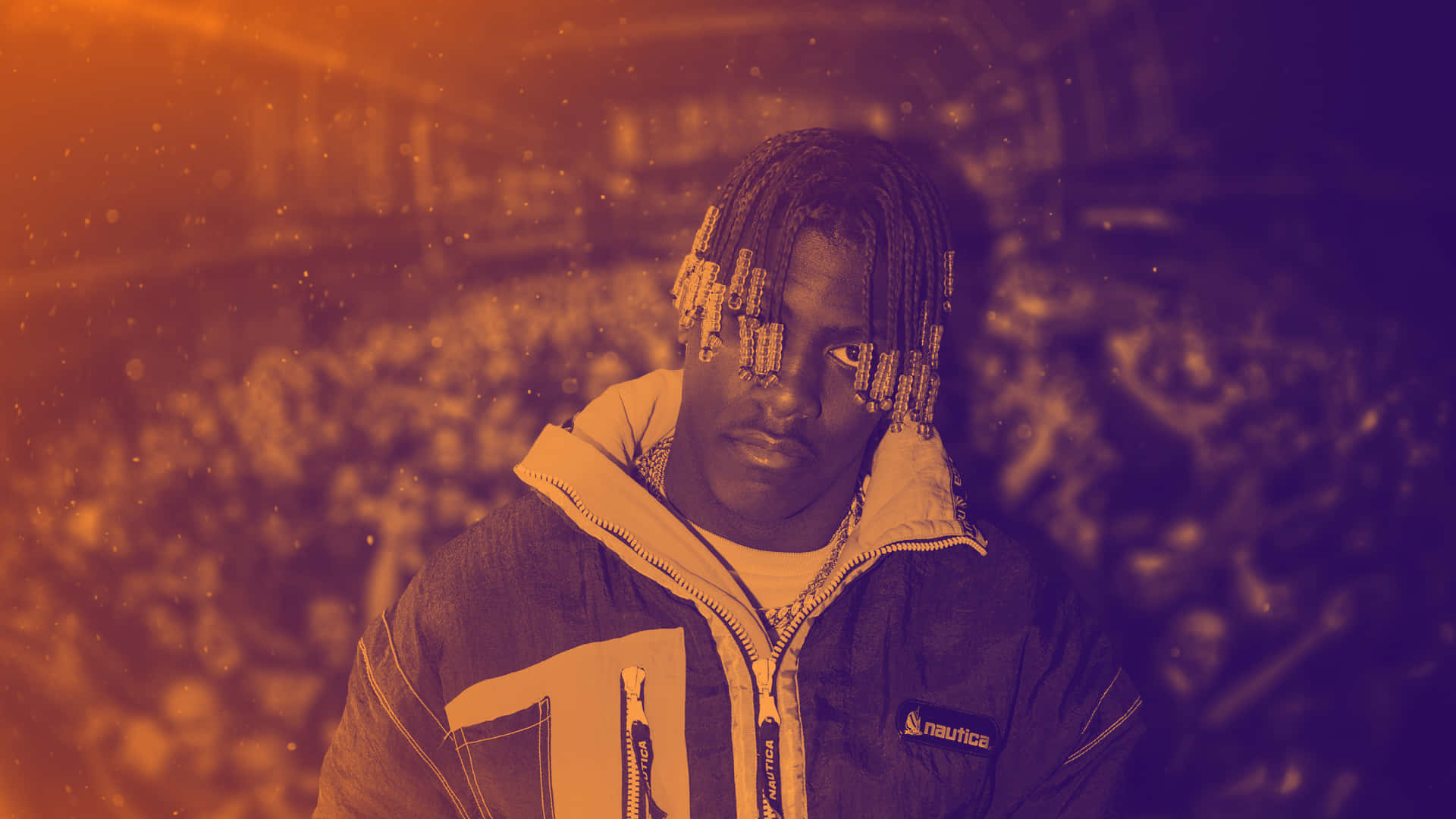 Rapper Lil Yachty Looking Confident Wallpaper