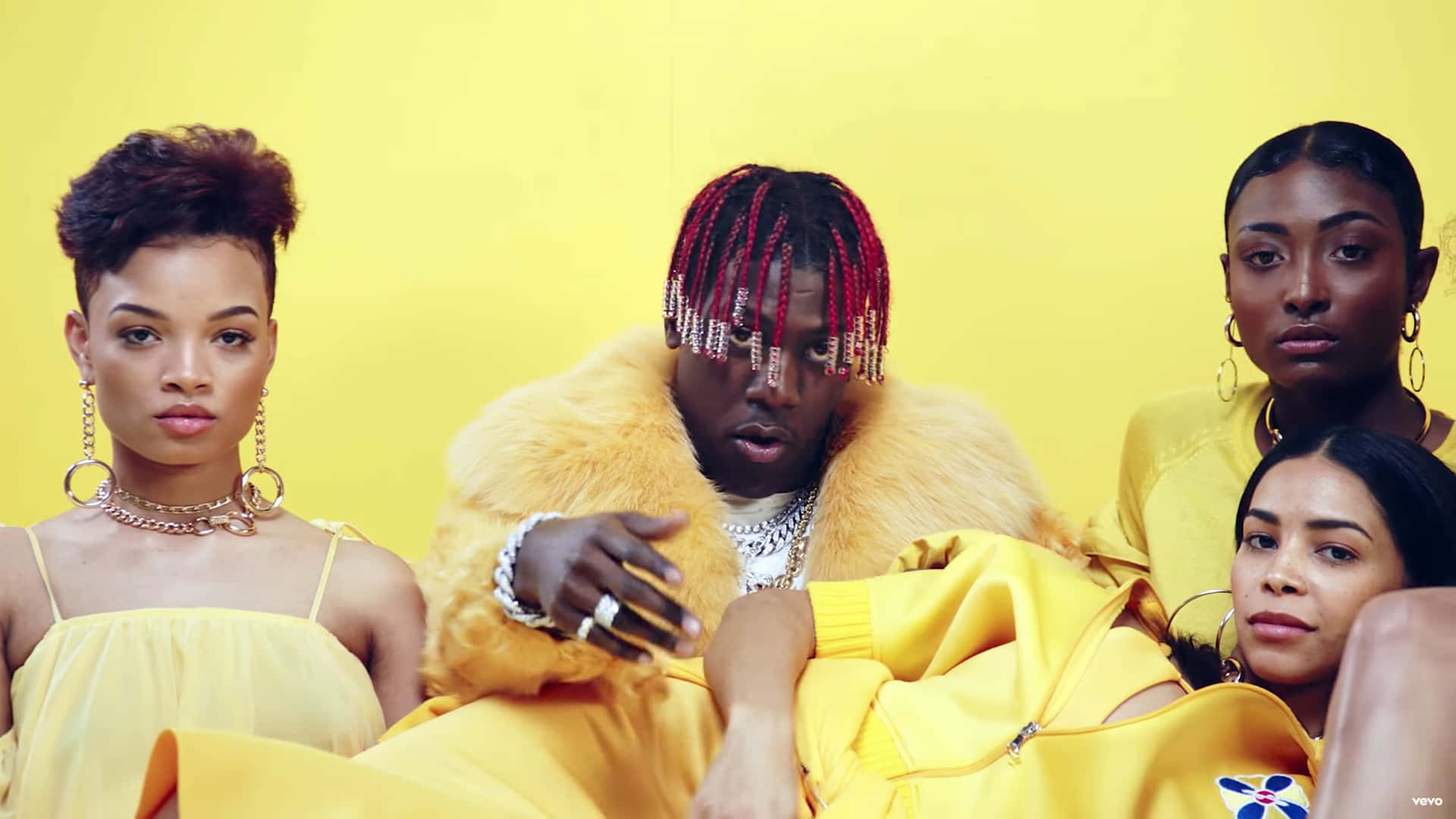 "Lil Yachty looking stylish with his signature braids" Wallpaper