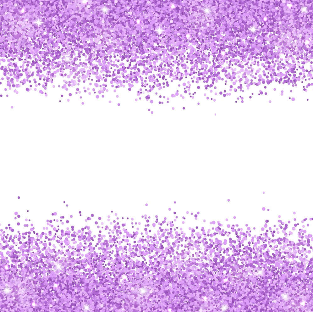 Sparkly Glitters On White Lilac Background