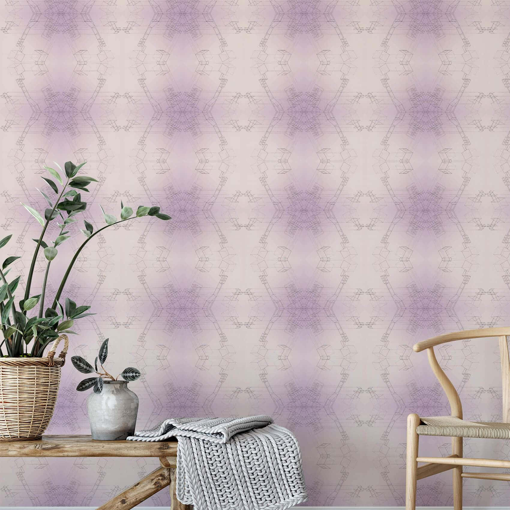 A Vibrant Lilac-colored Paper Texture Adding A Delicate Touch To Your Space. Wallpaper