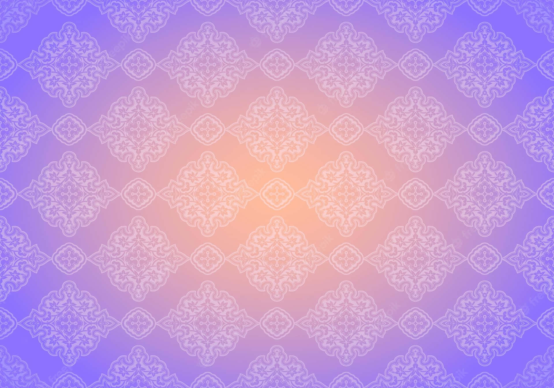 A Close Up Of A Light Purple Lilac Flower With An Ombre Background Of Varying Lilac Colors. Wallpaper