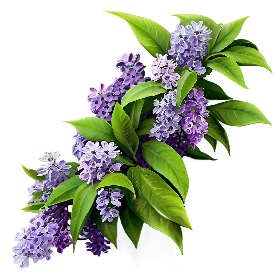 Lilac Flower Bush Png 68 PNG