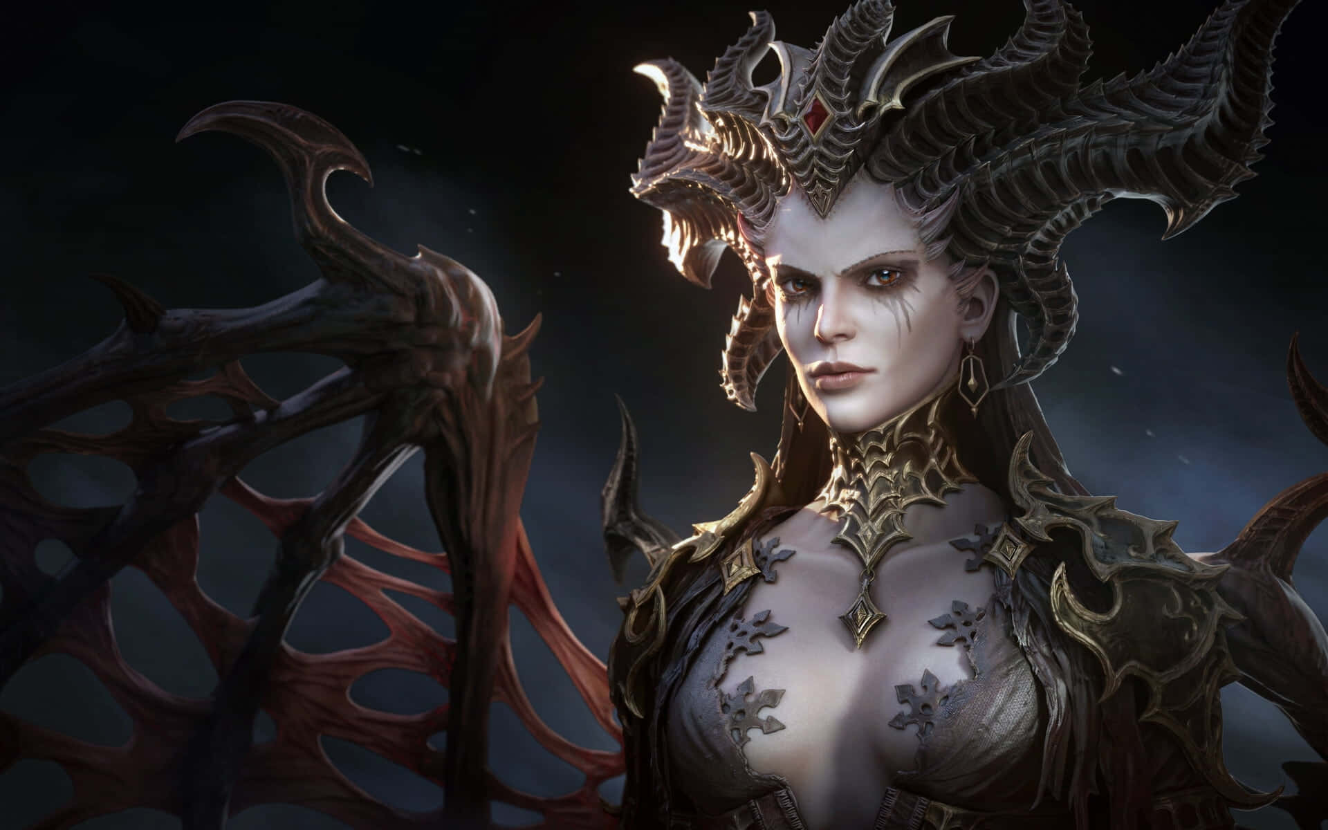 Lilith Demonic Queen Artwork Wallpaper