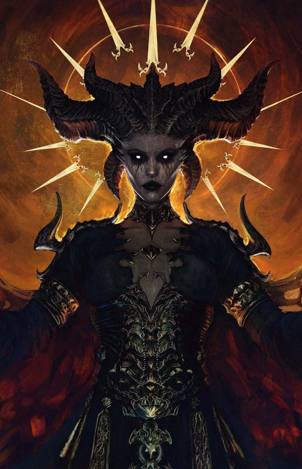 Lilith Demonic Queen Artwork Wallpaper