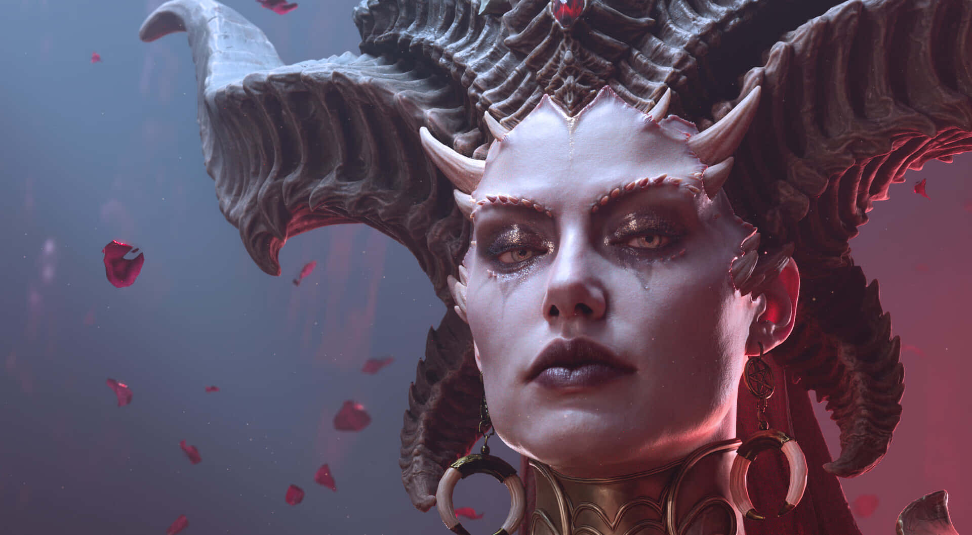 Lilith Demonic Queen Portrait Wallpaper