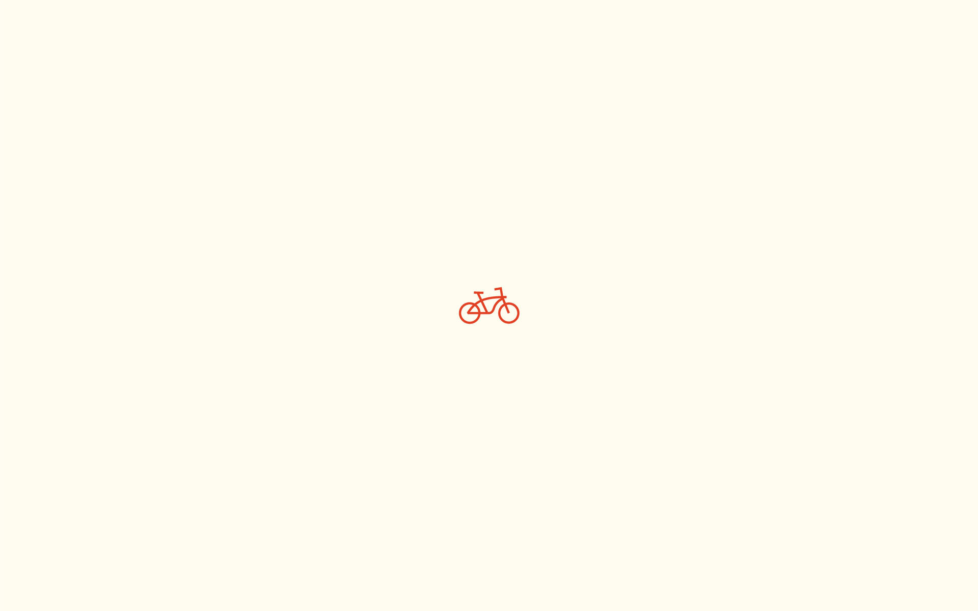 Lille Cykel I Almindelig Farve Wallpaper