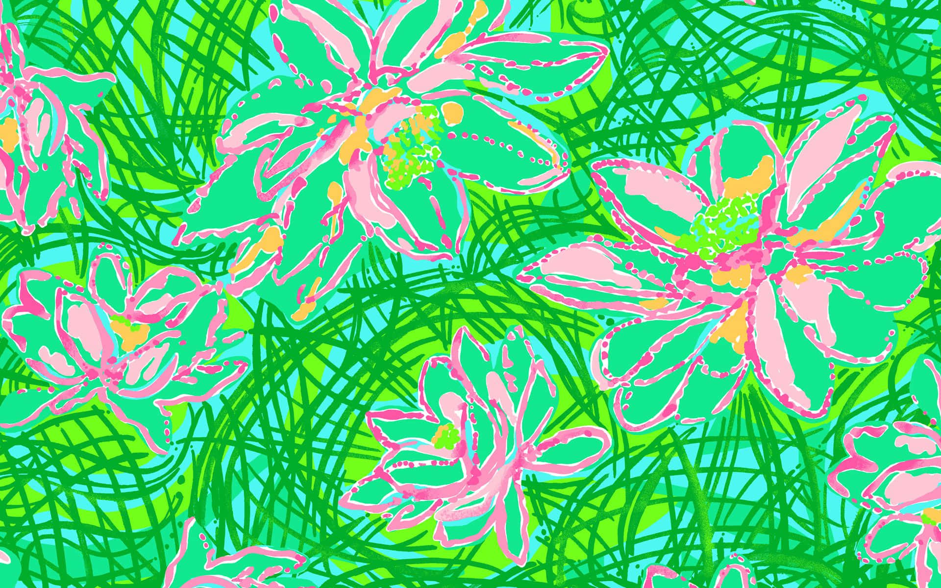 Lilly Pulitzer Floral Pattern