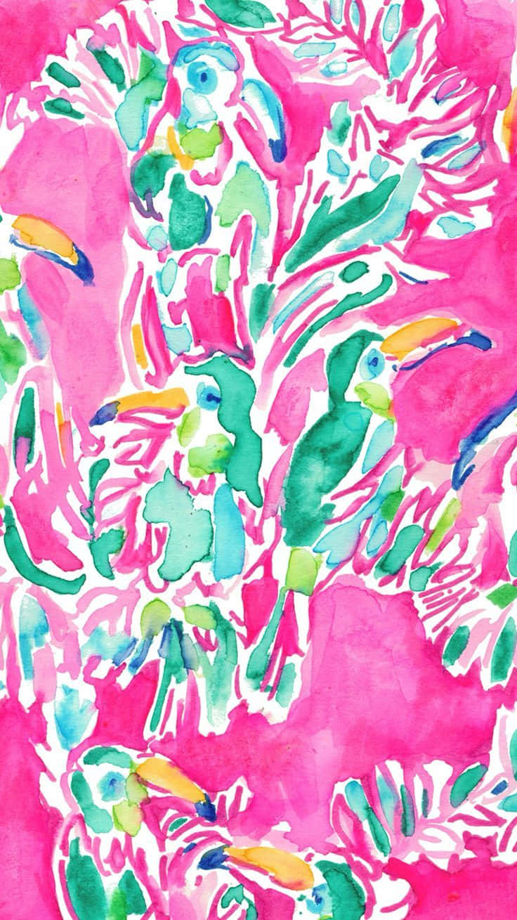 Lilly Pulitzer - Pink - Lilly Pulitzer Wallpaper