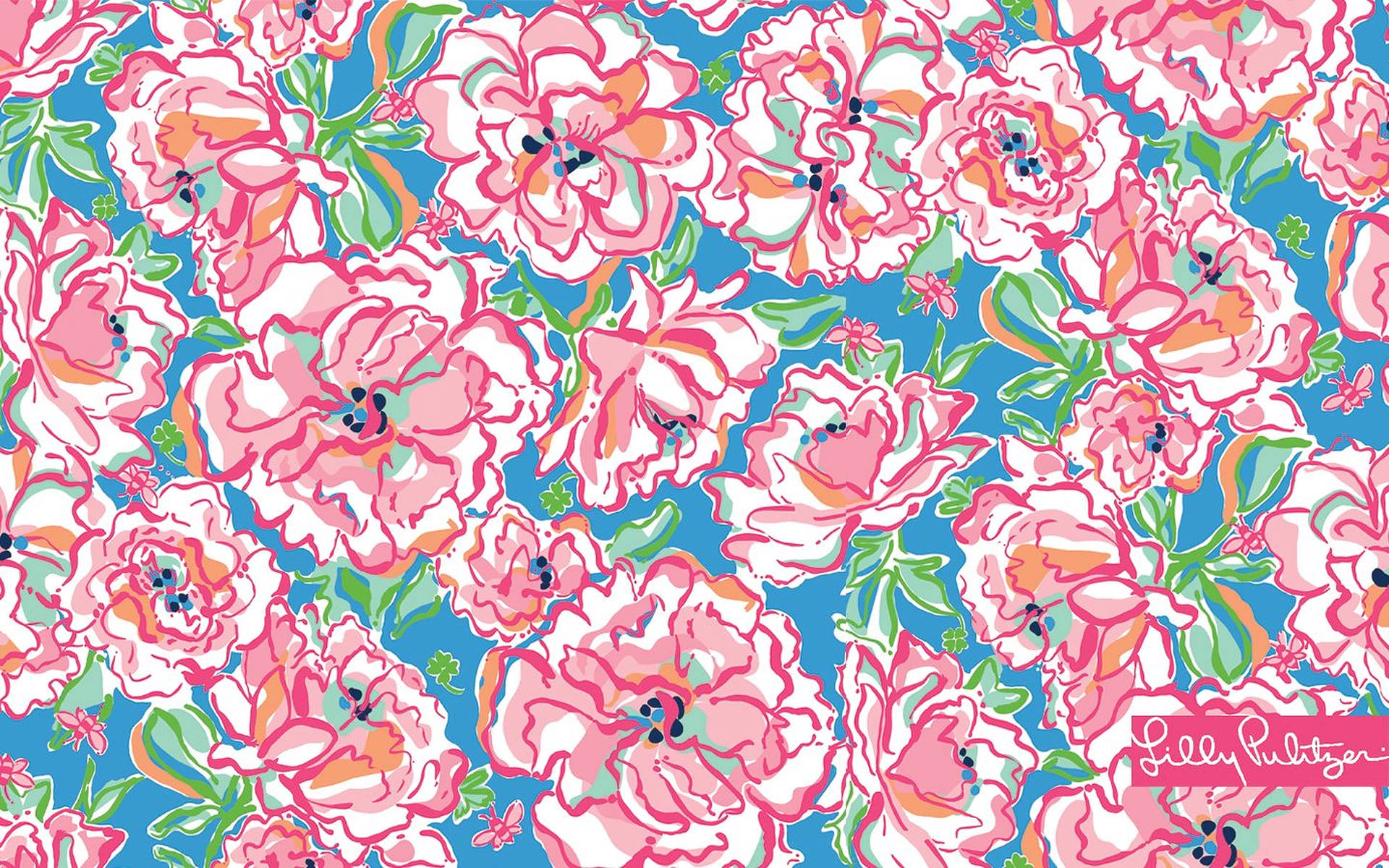 Lilly Pulitzer Pastel Pink Carnation Wallpaper
