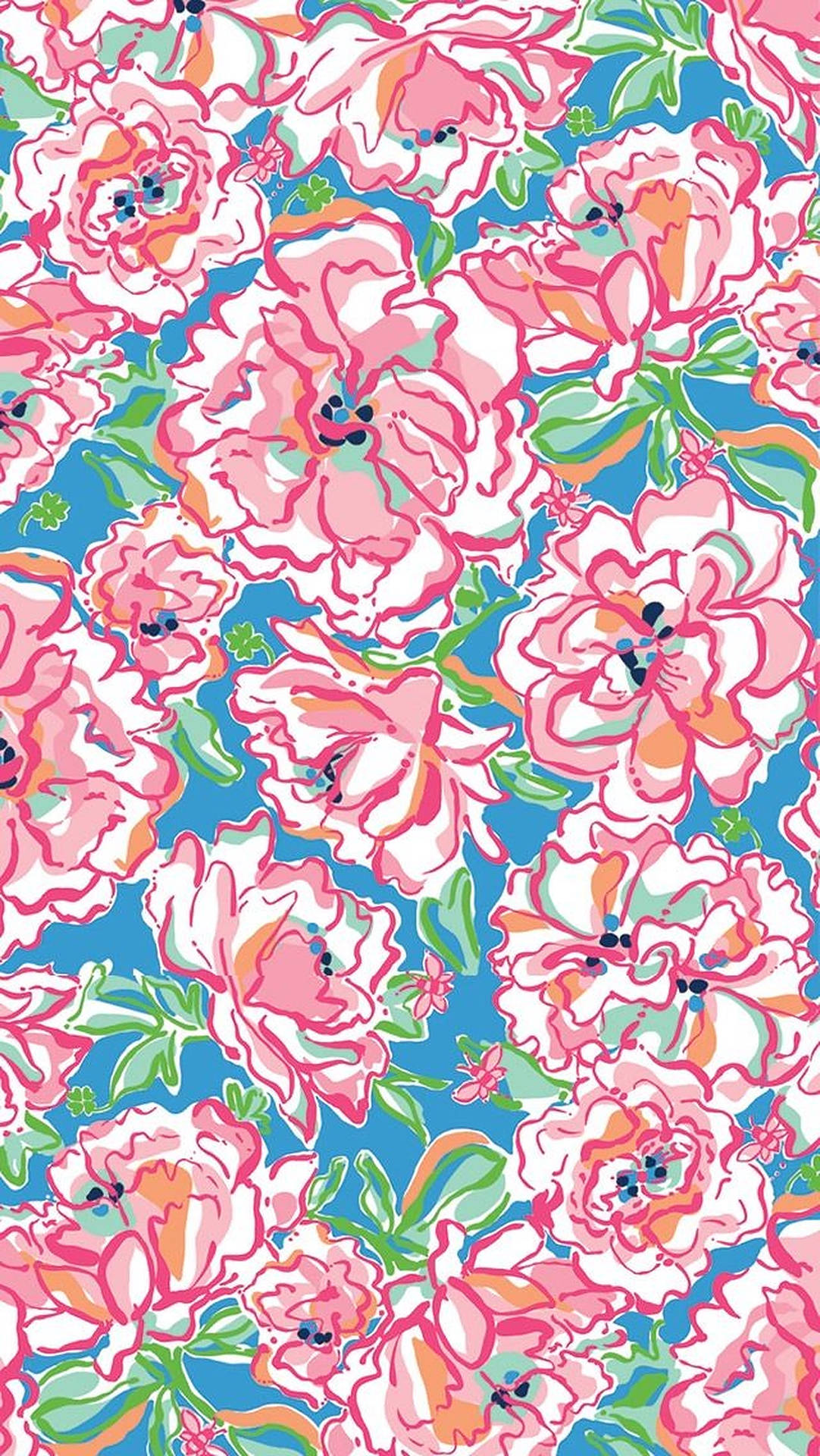 Lilly Pulitzer Pink Carnation Wallpaper