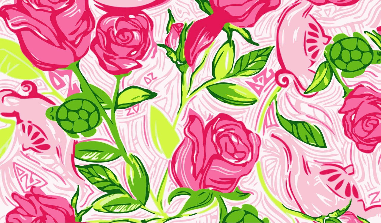 Lilly Pulitzer Roses