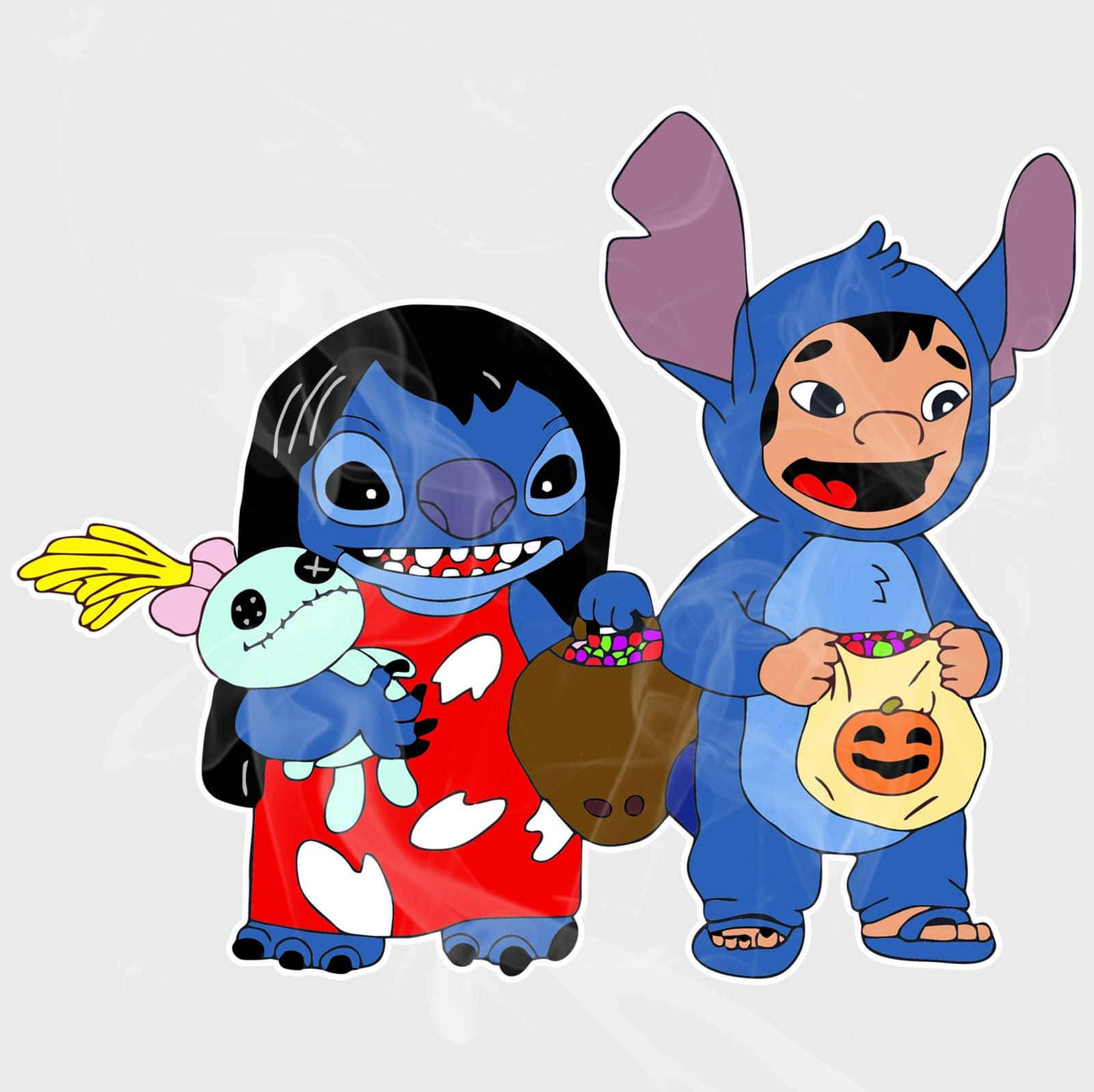 "The Perfect Duo For Halloween" Wallpaper