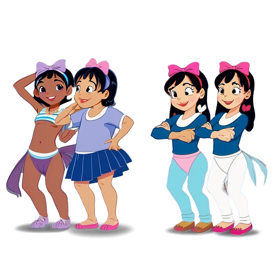 Lilo's Dance Class Png 05212024 PNG