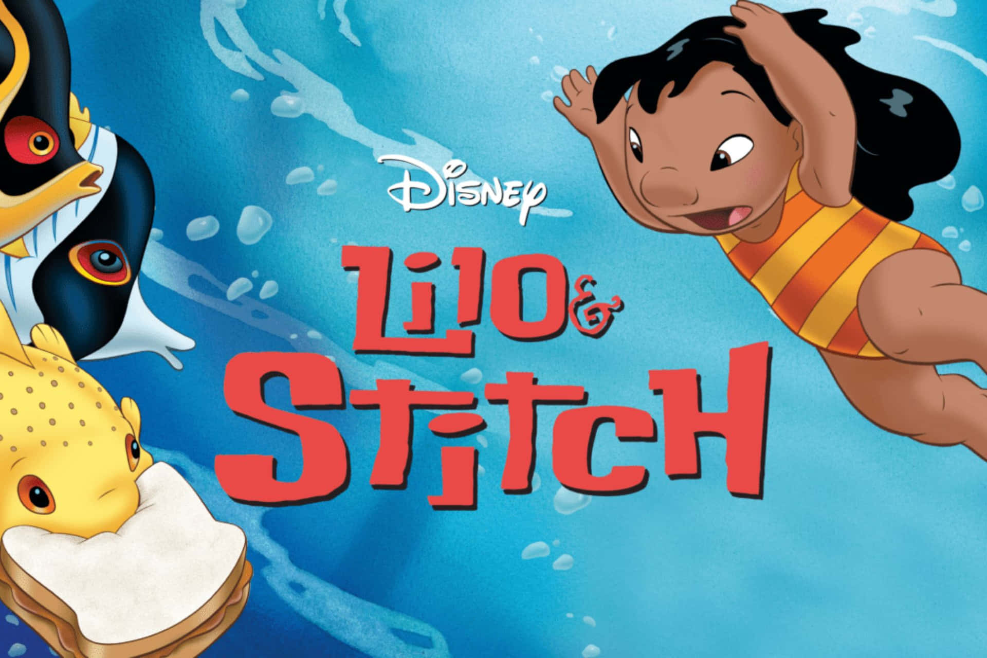 Liloand Stitch Disney Poster Wallpaper
