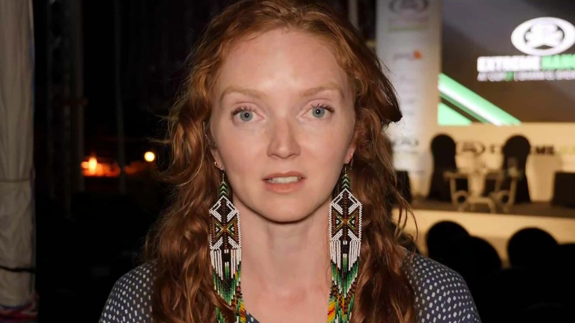 Lily Cole Speaking Event Wallpaper