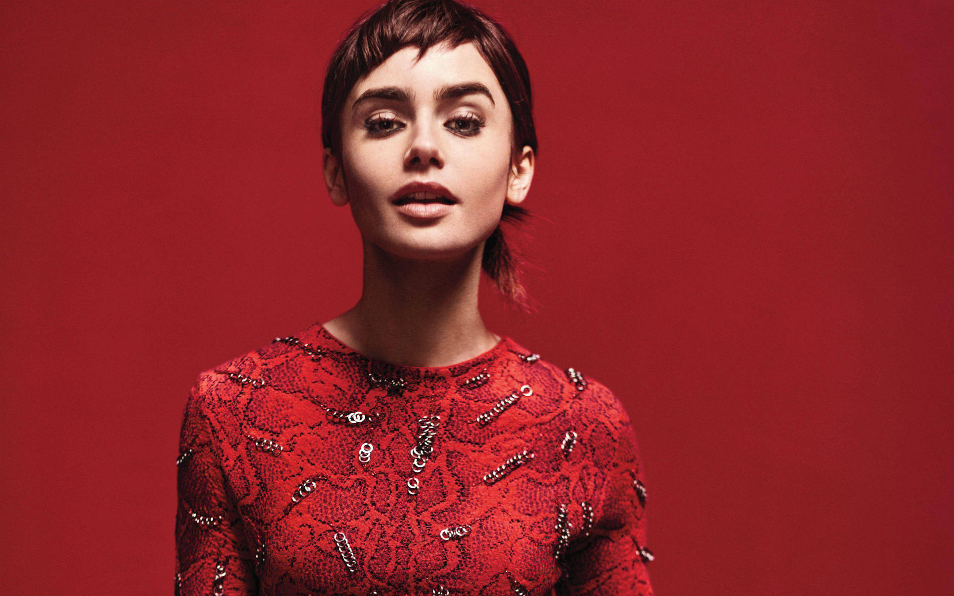 Lily Collins In Vogue 2018