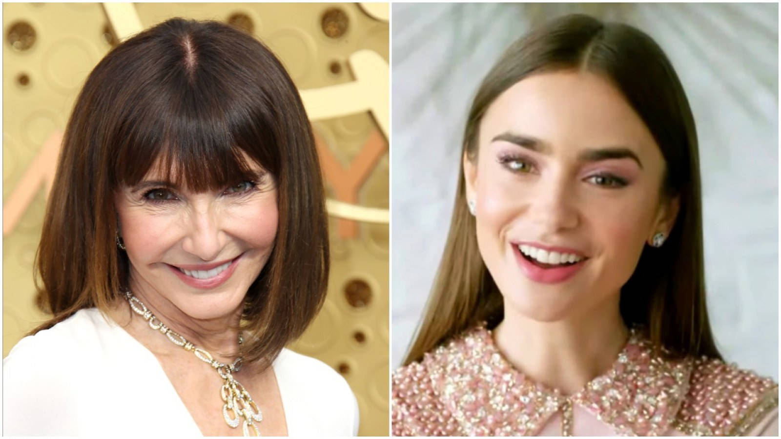 Lily Collins Mary Steenburgen tapet Wallpaper