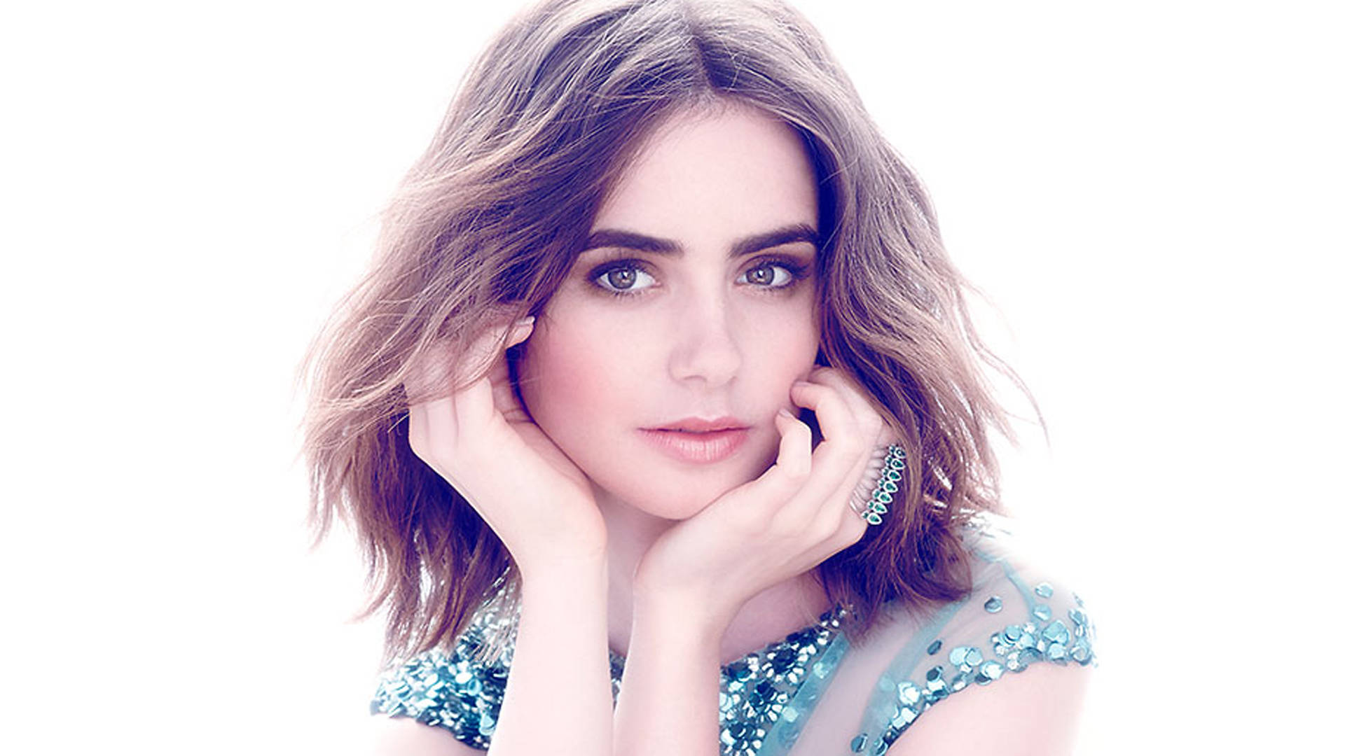 Lily Collins With Short Hair