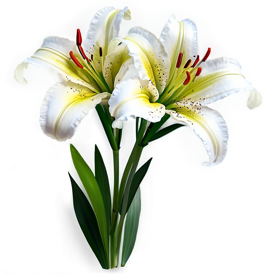 Lily Flower Arrangement Png 06272024 PNG