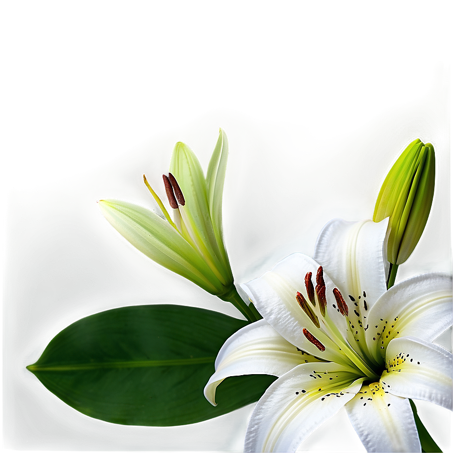 Lily Flower Background Png Mvd PNG