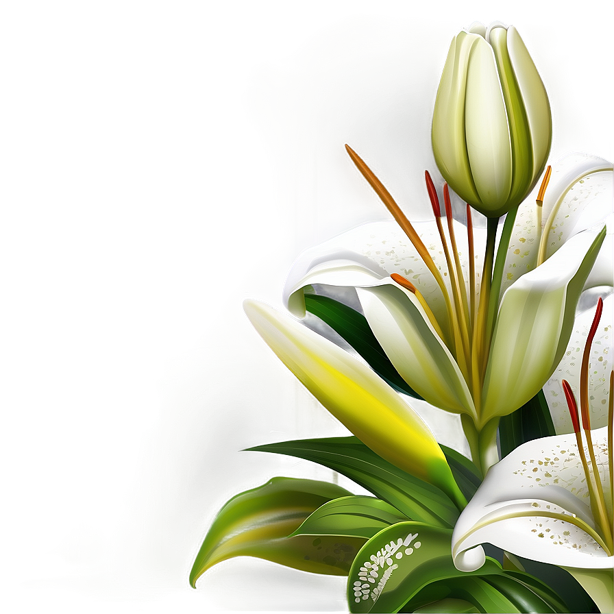 Lily Flower Bouquet Png 60 PNG