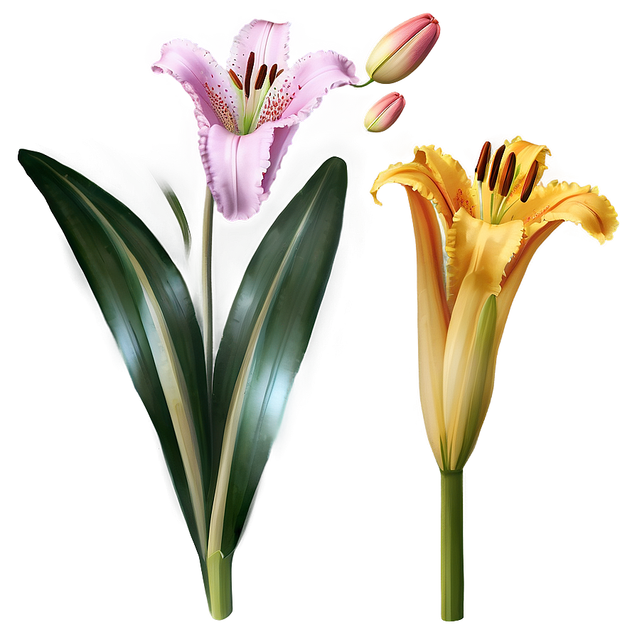 Lily Flower Bouquet Png Kmx69 PNG