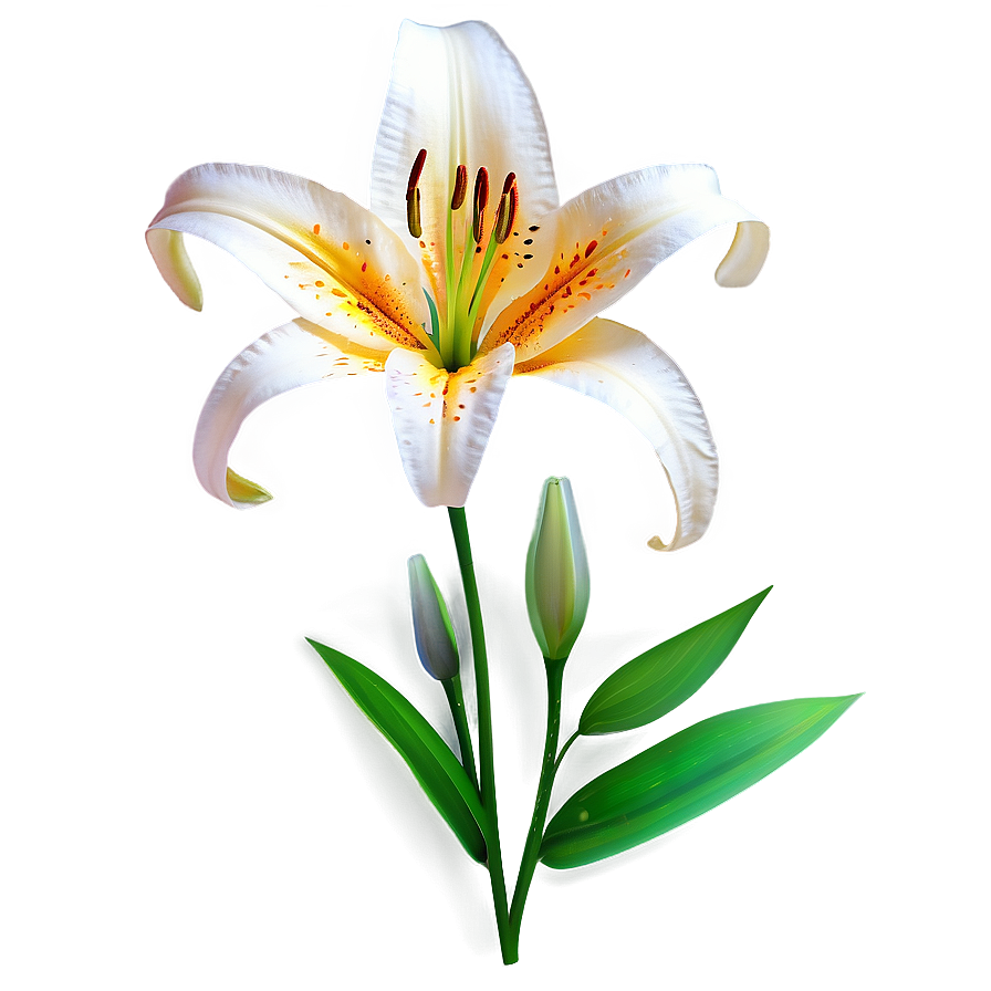 Lily Flower Clipart Png 2 PNG