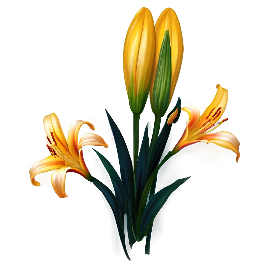 Lily Flower Night Bloom Png Lbc70 PNG