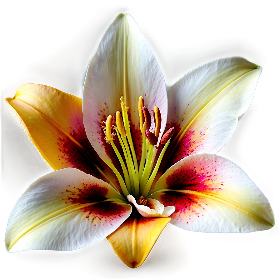 Lily Flower Sunset Scene Png Yfy PNG