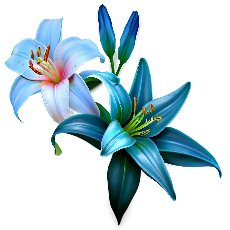 Lily Flower Tattoo Design Png Wlm59 PNG