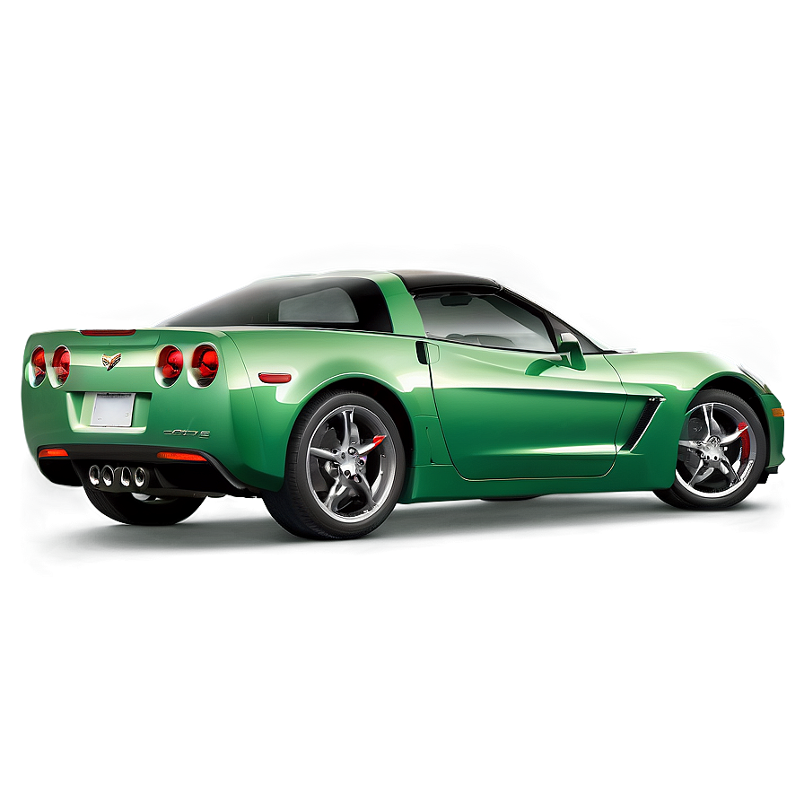 Lime Green Corvette Png Vwt5 PNG