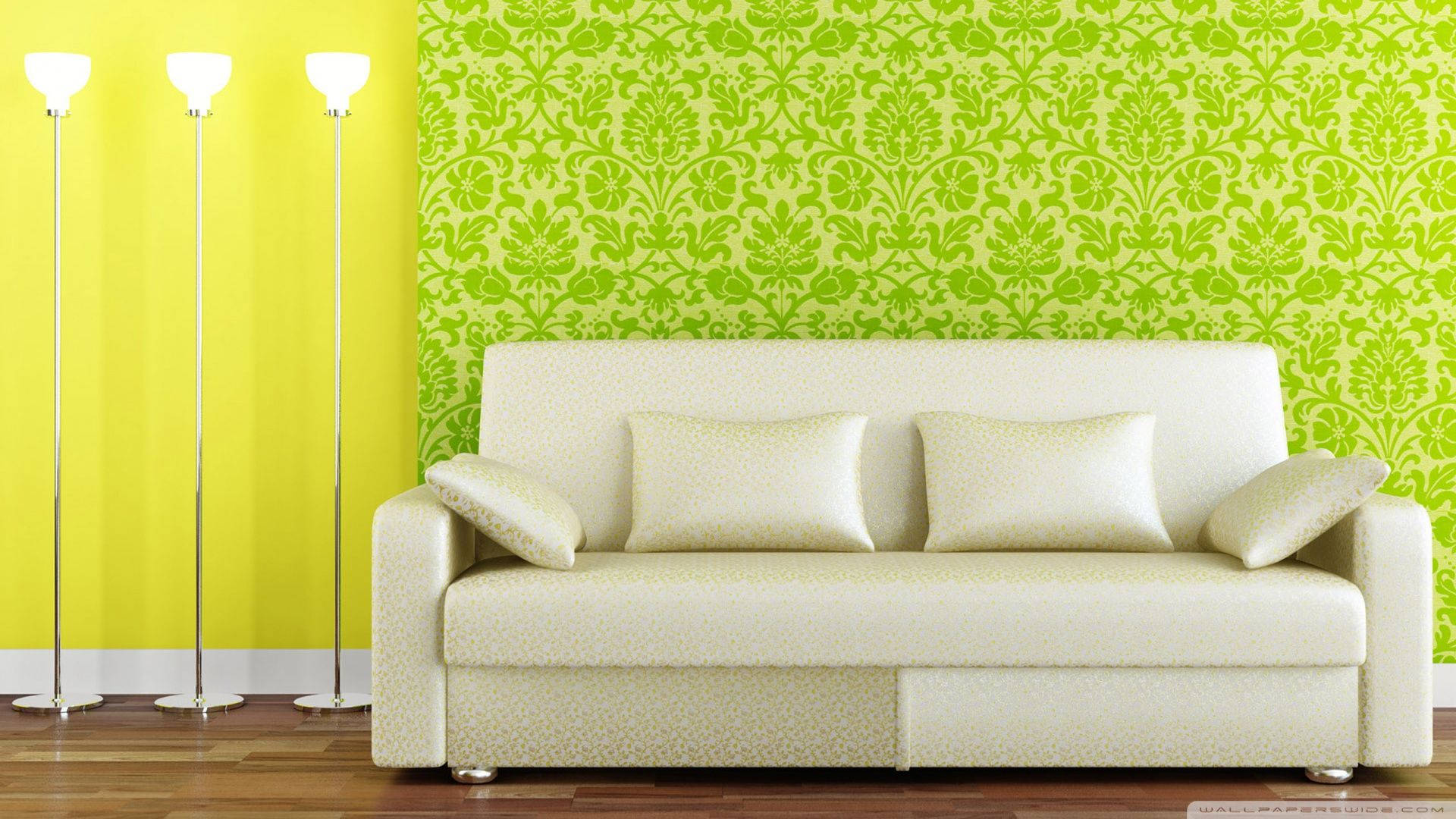 Lime Green Home Theme Wallpaper