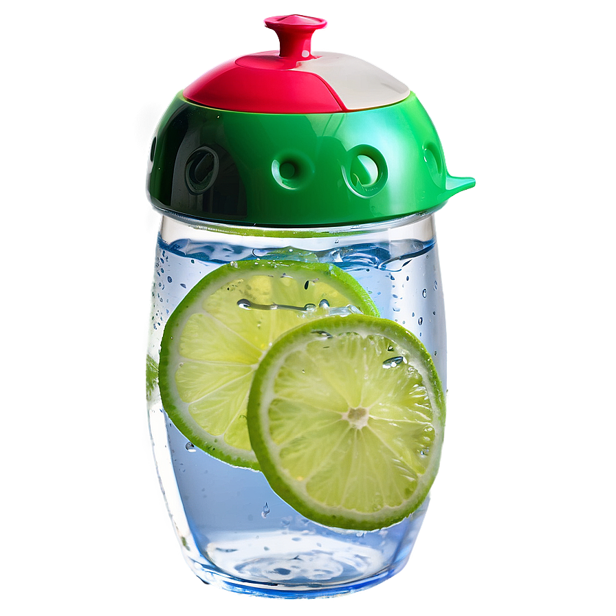 Lime Infused Water Png 05242024 PNG