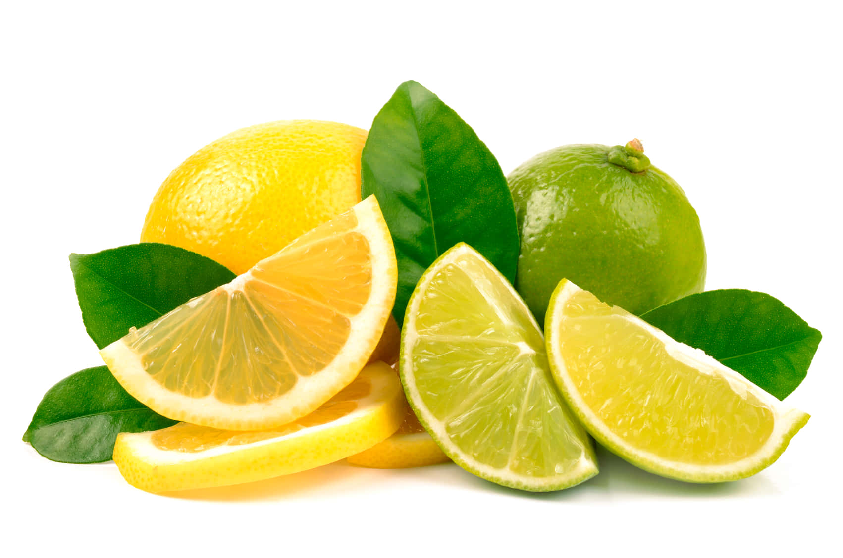 Zitrusfruchtzitrone, Limette, Orange