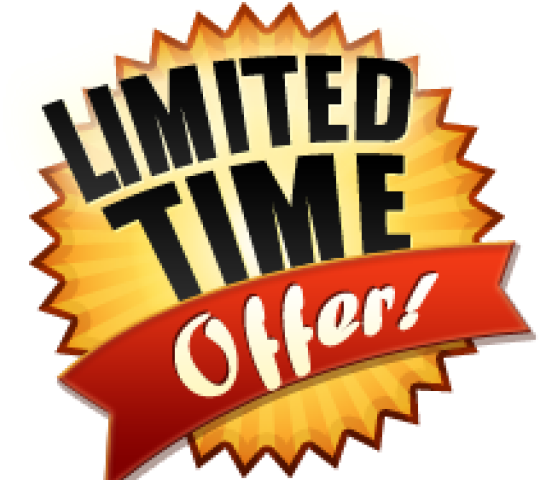Limited Time Offer Badge PNG